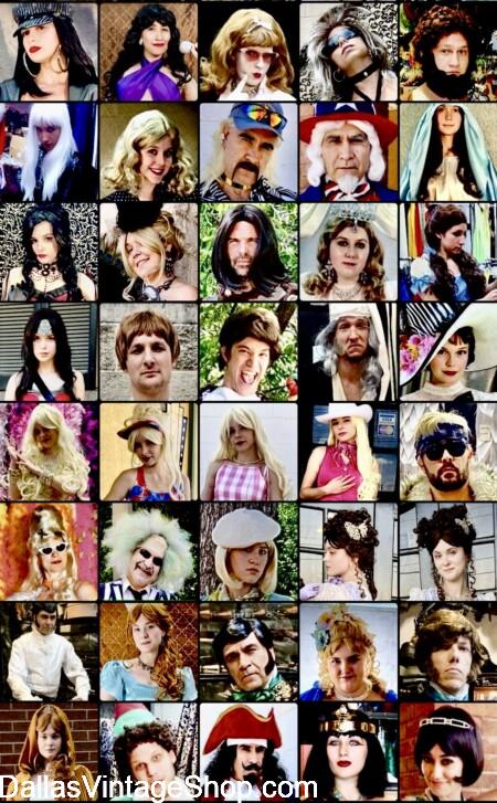 ANIME MEN'S WIGS, COSPLAY & THEATRICAL CHARACTERS WIGS FROM DALLAS VINTAGE SHOP. Plus, Many Popular Dallas COSPLAY & Anime Events LISTINGS HERE.