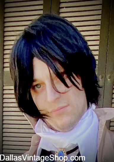 ANIME MEN'S WIGS: Get this Osamu Dazai, Bongo Stray Dogs Anime Cosplay Wig and many others at DVS. We have Unlimited Men's Anime Character's Wigs in stock at Dallas Vintage Shop.