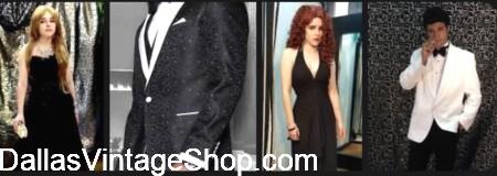 MEN'S FORMAL WEAR: Tuxedos, Tailcoats, Morning Coats, Prom, Weddings, Galas, Masquerade Balls & NYE Celebrations are at Dallas Vintage Shop.