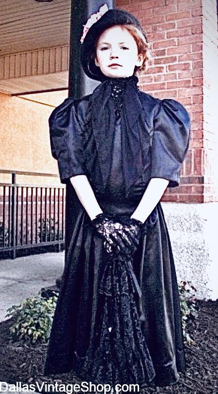 US FIRST LADIES: Get this Edith Wilson Girls Famous American Women Costume and other Children's Historical Characters, Notorious American Characters Outfits from Dallas Vintage Shop. We have Adult Sizes too.