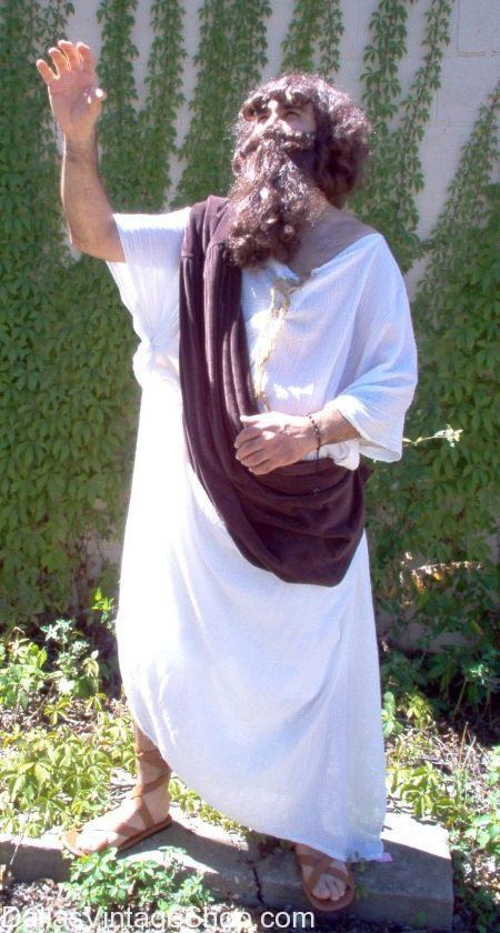 Economy Christmas Pageant Jesus Costume, Jesus Christ Wigs and Beards, Budget Costumes for Biblical Plays