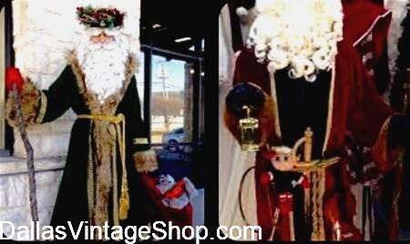 BRITISH FATHER CHRISTMAS: Supreme, Deluxe or Economy Costumes. We have you covered at Dallas Vintage Shop.