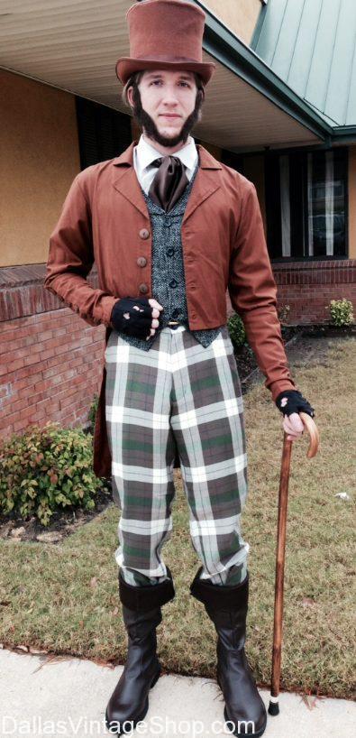 Bob Cratchit Dickens Christmas Carol Costume, A Christmas Carol Bob Cratchit Costume, Dickens Era Bob Cratchet Costume, Scrooge Bob Cratchet Costume and and any Bob Cratchet Costume Version from Film or Theatre is at Dallas Vintage Shop.