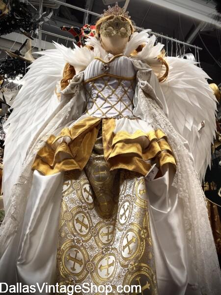 EASTER PAGEANT COSTUMES: From Elaborate Tudor Inspired Angel Costumes to Manly Warrior Angles or Pretty Angels, Dallas Vintage Shop has them all.