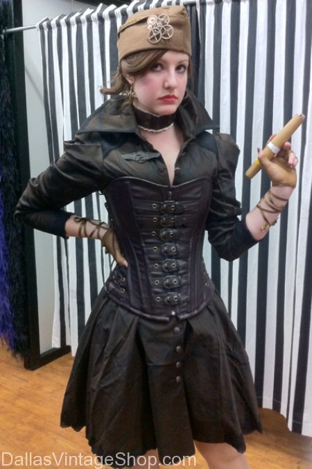 Steampunk Flight Attendant: Airship Flight Attendant Costume