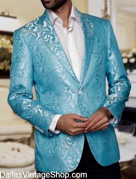 MEN'S FLASHY BLAZERS & SPORTS COATS: Prom and Gala Events