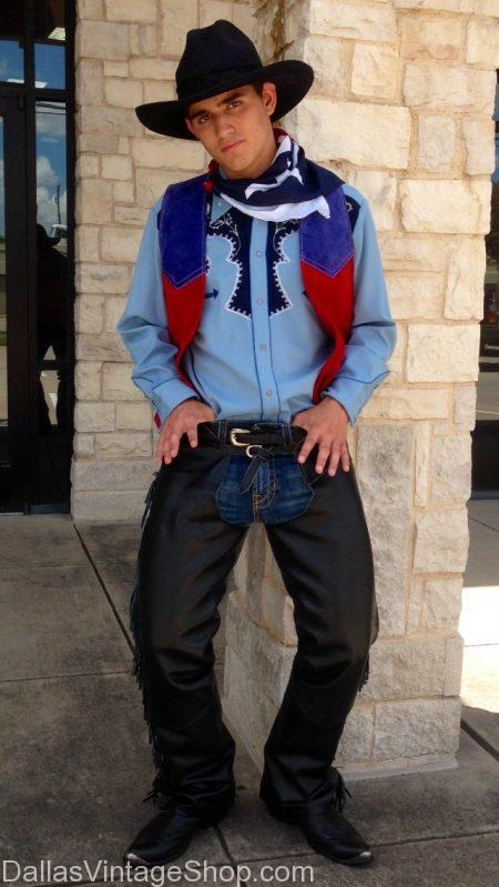 Texas Cowboys, Texas Cowboys Theatrical Costumes, Texas Cowboy Attire, Famous Texas Cowboys Texas Cowboy Clothing is at Dallas Vintage Shop.