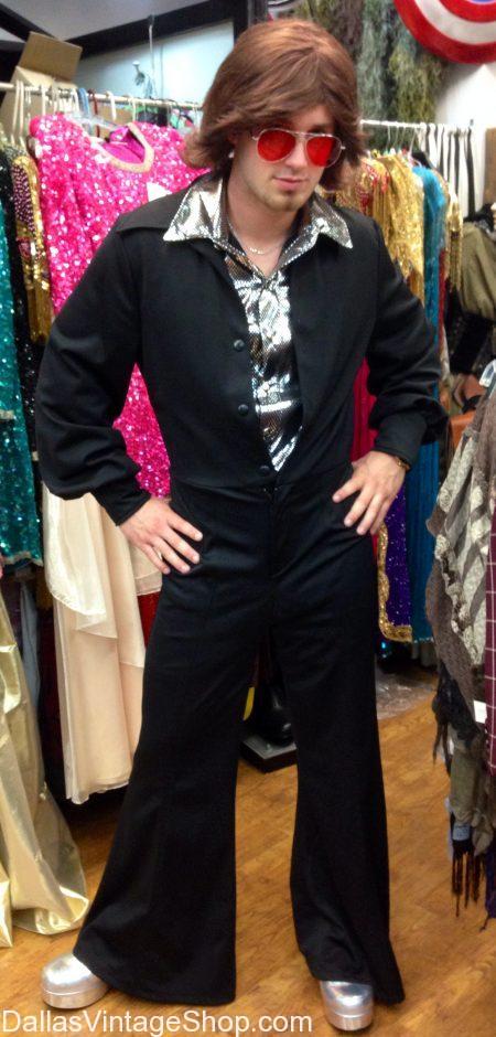 Halloween Disco Dude Costume, Dallas Halloween Costume Superstore