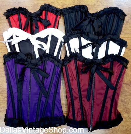SALOON GIRL CORSETED COSTUMES: We have the largest selection of Supreme Quality Saloon Girls Corsets, Corseted Dresses & Victorian Attire at Dallas Vintage Shop. SALOON GIRL CORSETED COSTUMES: Get Supreme Quality Saloon Girls Corsets, Corseted Dresses & Victorian Attire at Dallas Vintage Shop.