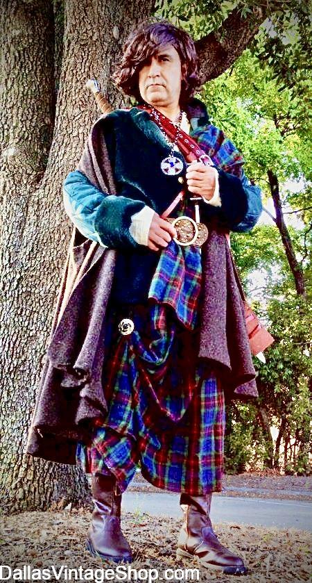 TEXAS RENAISSANCE FESTIVAL SCOTTISH ATTIRE: Get TRF Highland Fling Weekend Outfits, Kilts, Scottish Garb & Gear, Highlander Historical Characters like Jamie MacKenzie Fraser Outlander Costume at Dallas Vintage Shop. TEXAS RENAISSANCE FESTIVAL SCOTTISH ATTIRE: Get TRF Highland Fling Weekend Outfits, Kilts, Scottish Garb & Gear, Highlander Historical Characters like Jamie MacKenzie Fraser Outlander Costume at Dallas Vintage Shop.