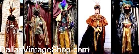 Christmas Biblical Magi Costumes are at Dallas Vintage Shop.