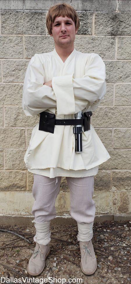 STAR WARS: YouSTAR WARS: Shown here is Young Luke Skywalker wearing our Quality Cosplay Costume. Get all the Star Wars Characters, Good Guys, Heroes, The Resistance Freedom Fighters & Villains from Dallas Vintage Shop.ng Luke Skywalker, Quality Cosplay Costume STAR WARS: Young Luke Skywalker, Quality Cosplay Costume. Get all the Star Wars Characters, Good Guys, Heroes, The Resistance Freedom Fighters & Villains from Dallas Vintage Shop.