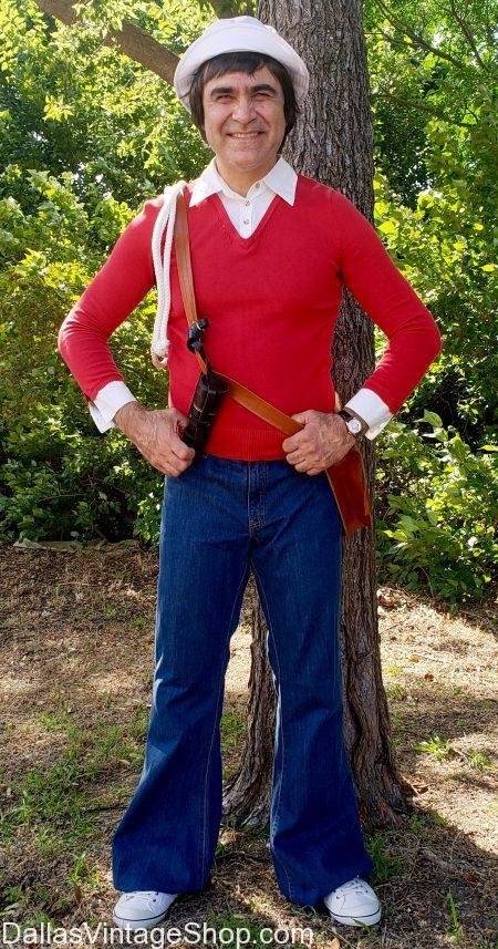 Dallas Vintage Shop has Unlimited TV Sitcom Characters Costumes, Vintage TV Favorites Outfits, Classic Hollywood Celebs Costumes, 60's, 70's, 80's TV Show, TV Movie Character Costumes in Stock. TV Sitcom Characters, 60's TV Show Characters, TV Show Favorite Characters Costumes, Classic TV Characters, Best TV Show Characters, TV Show Theme Party Costumes & Accessories are from Dallas Vintage Shop.