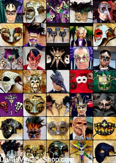 MEN'S MASQUERADE MASKS: We Offer Unlimited Choices for any Masquerade Outfit you can imagine.