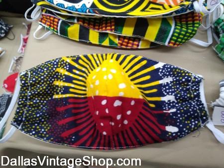 African Print Face Coverings