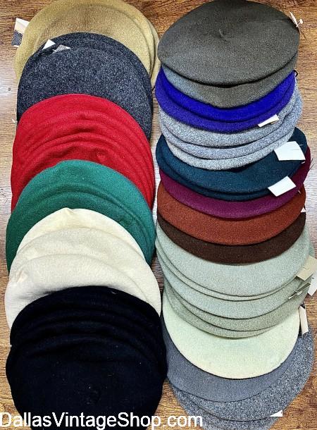 Berets Dallas, Berets. French Berets & Wool Berets at Dallas Vintage Shop.