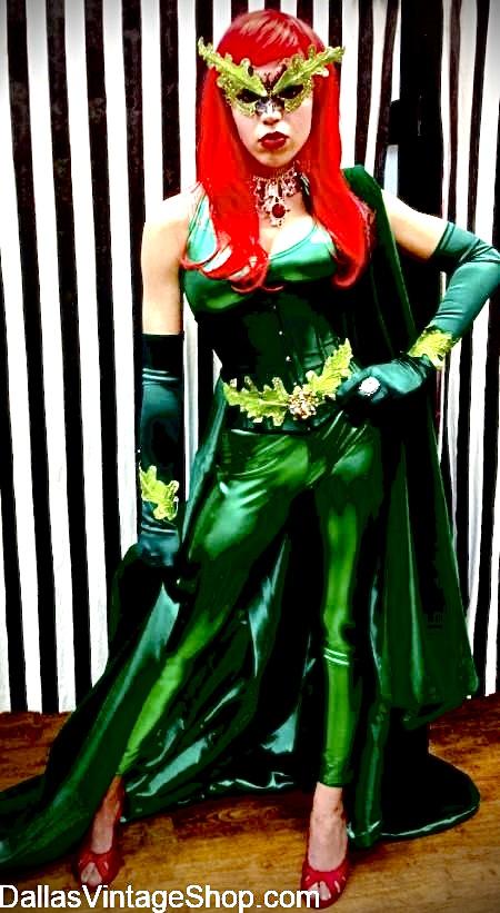 FAN EXPO 2026 DALLAS COSTUMES: Get Dallas Fan Expo Costume Rules, Hours, Ticket Info & this Fantastic Poison Ivey Costume at Dallas Vintage Shop.