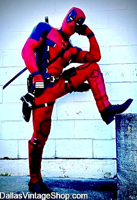 TEXAS LATINO COMIC CON 2026 DATES: August 1, 2026! Here is more Info: Tickets, Costume Rules, Details & Get Costumes like this Antihero, Deadpool Outfit at Dallas Vintage Shop.