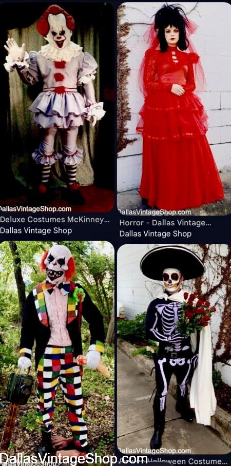 TEXAS FRIGHTMARE 2026: Event Details & Where to get Horror Costume & Scary Costume Ideas from Dallas Vintage Shop.