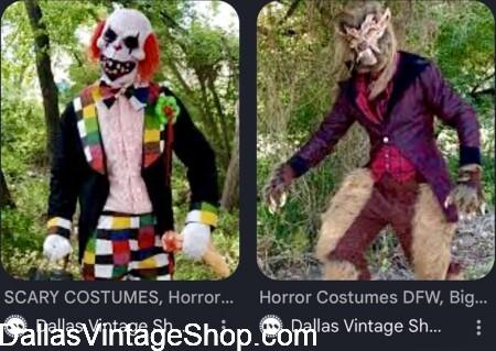 TEXAS FRIGHTMARE 2026 Event Details & Best Costumes, Scary Characters & Horror Masks from Dallas Vintage Shop.