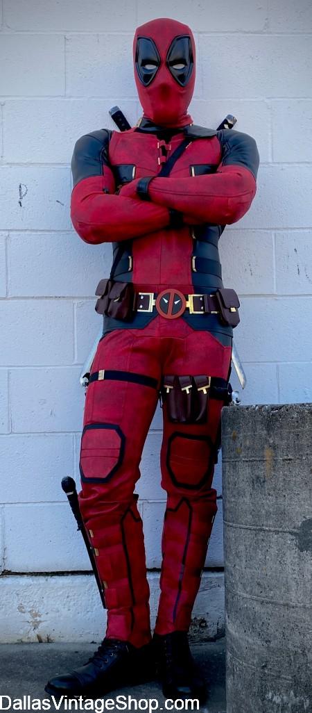 Fan Expo 2025 Deadpool Costume. Best Fan Expo Costume Shop in Dallas Area with Deadpool Costume.