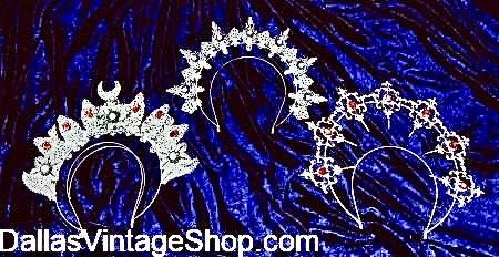 AXIS MUNDI EXCEPTIONAL COSTUME ACCESSORIES: Shown HERE, are Gold & Silver Angelic HEADPIECES & HALOES for Burning Man Outfits from Dallas Vintage Shop. EXCEPTIONAL COSTUME ACCESSORIES: Get Gold & Silver Angelic HEADPIECES & HALOES for Burning Man Outfits at Dallas Vintage Shop.