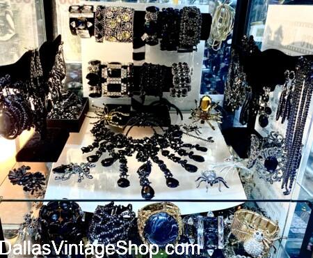 Quality Witch Hats, Cloaks, Witch Jewelry & Accoutrements are here at Dallas Vintage Shop.