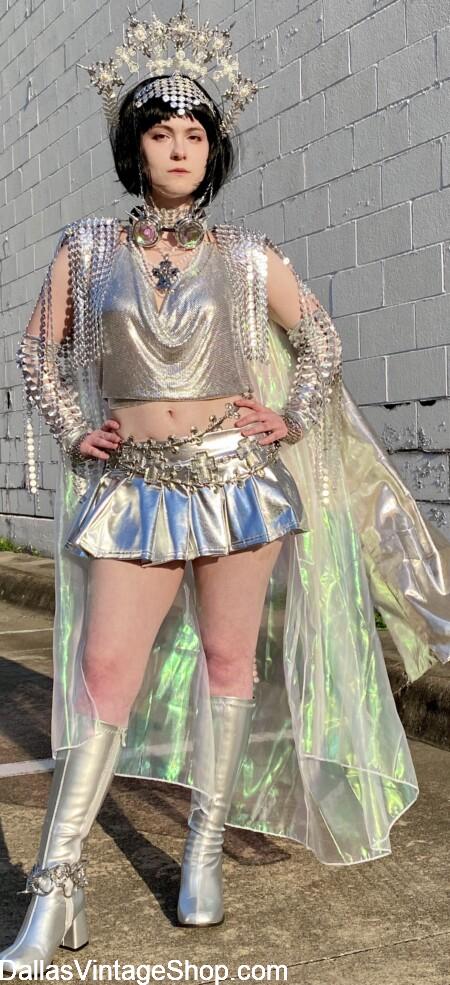 HALLOWEEN BLOCK PARTY DALLAS: Joan of Arc Iridescent Warrior Saint.