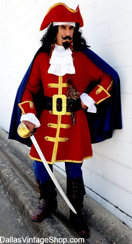 PIRATES COSTUME: We have this Captain Morgan, Superior Pirate Costume.