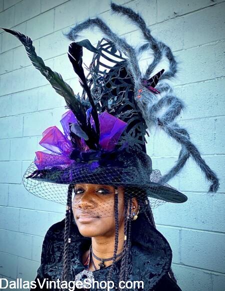 CREATIVE WITCH HATS Amazing, Creepy, Beautiful & Bazaar Witches Outfits.