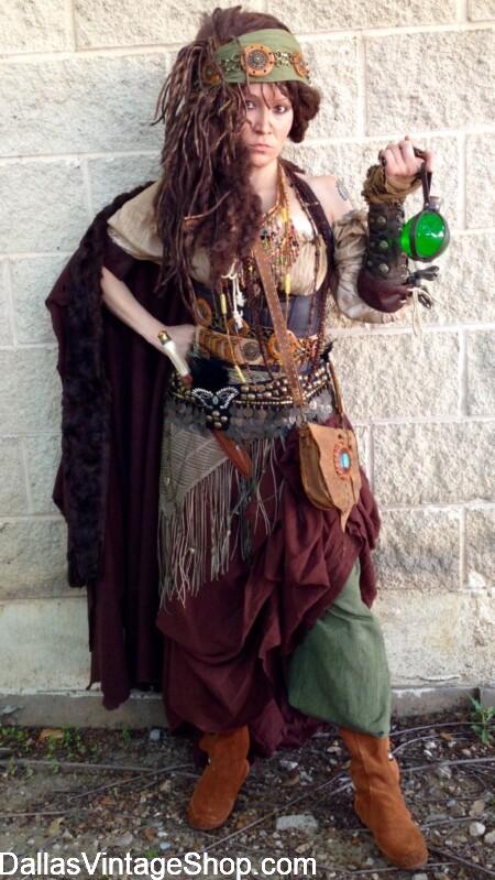 WITCH COSTUMES & HATS: This Swamp Witch Costume is from Pirates of the Caribbean, Tia Dalma Outfit is just one of Trillions of Witch Costumes & Ideas we have. Cottage, Voodoo & other Eclectic Witch Getups are easy to Create at Dallas Vintage Shop. WITCH COSTUMES & HATS: Swamp Witch Costume Ideas. Cottage, Voodoo & other Eclectic Witch Getups are easy to Create at Dallas Vintage Shop.