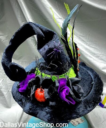GIRLS WITCHES HATS:: You will find e Large Selection of Sweet & Fun Witch Costumes for Little Ladies at Dallas Vintage