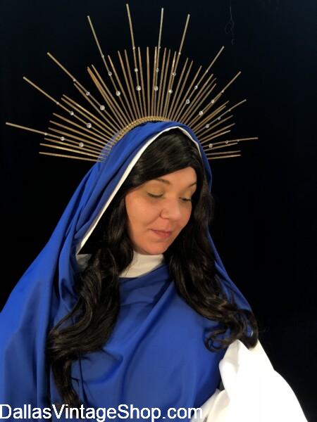 CHRISTMAS NATIVITY COSTUMES: Virgin Mary Theatrical Costumes & All Biblical Characters are at Dallas Vintage Shop. 
