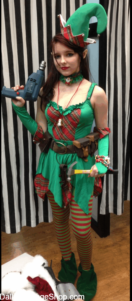 ELF COSTUMES: Lady Elves, Working Elves, Famous Elves Costumes are at Dallas Vintage Shop.