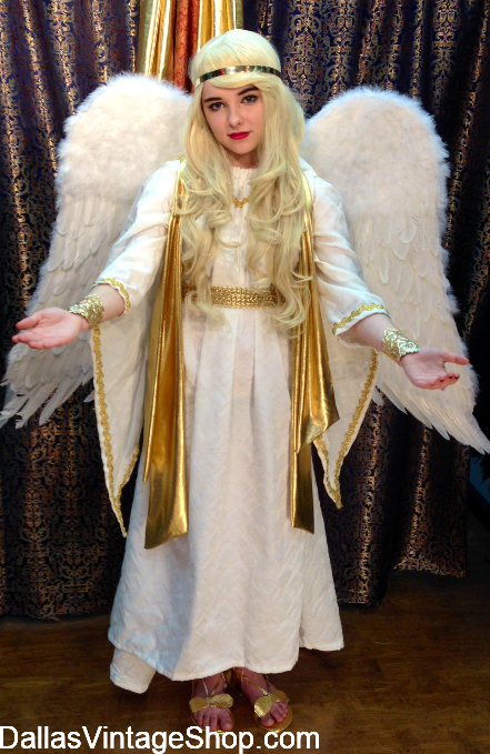CHRISTMAS NATIVITY COSTUMES: Beautiful Angel, Christmas Story Costumes & All the Nativity Characters are at Dallas Vintage Shop.