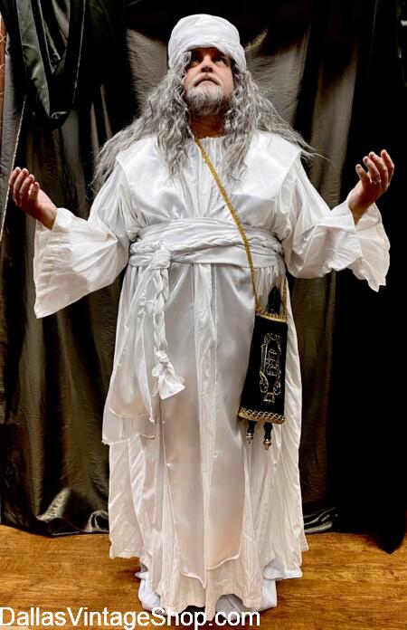 Christmas Biblical Costume Zechariah: Husband Elizabeth, Father of John the Baptist, High Quality Temple Priest Outfit in stock at Dallas Vintage Shop.. ALSO GET: Elizabeth, Anna, Simeon, Magi...All available at Dallas Vintage Shop. Christmas Biblical Costume Zechariah: Husband Elizabeth, Father of John the Baptist, High Quality Temple Priest Outfit, ALSO: Elizabeth, Anna, Simeon, Magi...All in Stock at Dallas Vintage Shop.