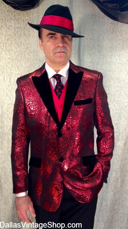 NYE MEN'S GALA BALL ATTIRE: Shown here are some Avant Guard Fashions, Snazzy Blazers, and Unconventional Tuxedos & Suits from Dallas Vintage Shop. NYE MEN'S GALA BALL ATTIRE: Get Avant Guard Fashions, Snazzy Blazers, and Unconventional Tuxedos & Suits from Dallas Vintage Shop.