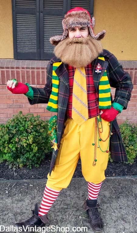 CHRISTMAS PARTY COSTUME IDEAS; Whovillians, Grinch Movie Characters & others are at Dallas Vintage Shop.