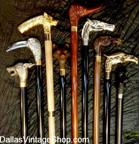 MEN'S SHOWY FASHIONS DALLAS: Huge Selection of Extravagant Men's Gala Fashions & Accessories like Fancy Canes, Bling, Hats & Flamboyant Footwear are at Dallas Vintage Shop.