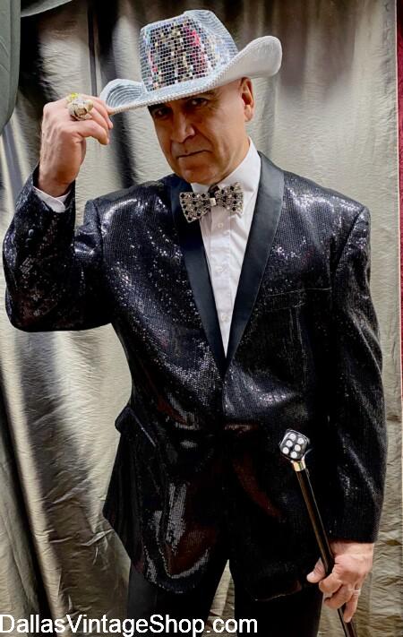 NYE MEN'S GALA FORMAL WEAR: FIND AVANT GUARD Formal Wear & SHOWY Gala Ball Men's Fashions at Dallas Vintage Shop.