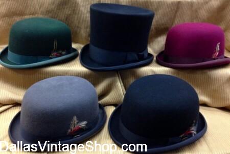 CHRISTMAS VICTORIAN TOP HATS: Find an Unbelievably Huge Collection of Victorian & Dickens Top Hats, Derby and Bowler Hats at Dallas Vintage Shop. CHRISTMAS VICTORIAN TOP HATS: Get Victorian & Dickens Top Hats & Derby, Bowler Hats at Dallas Vintage Shop.