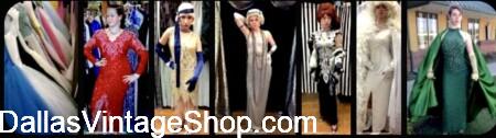 FORMAL BALLGOWNS: Silver Screen Starlet Ball Gown Style Formal Attire, Glamorous Formals for Prom & Masquerade Balls are at Dallas Vintage Shop.
