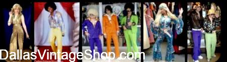 RETRO EVENTS: Get Costumes for PARTIES, CONCERTS, PUB CRAWLS, CHARITY EVENTS at Dallas Vintage Shop.
