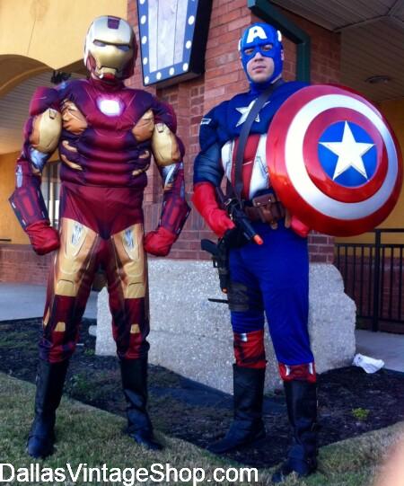 All-Con 2026: GET All Con Event Info here. Plus IRON MAN, CAPTAIN AMERICA, DC, MARVEL & MOVIE CHARACTERS Costumes & MORE from Dallas Vintage Shop.