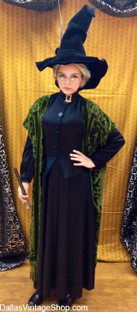 FEN CON 2026 Costume Suggestions: Get this Prof. Minerva McGonagall  Outfit from Harry Potter Movie Series. We have Unlimited Choices for You.
