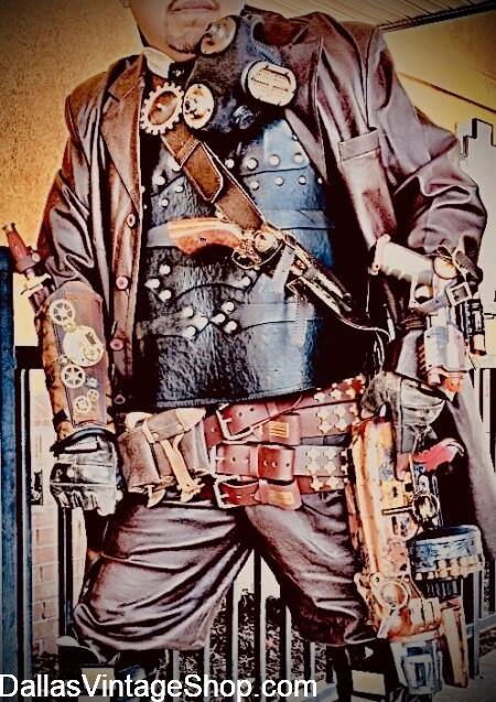 POST-APOCALYPTIC WASTELAND WARRIOR OUTFITS: Here we show some of our Dystopian Battle Gear, Leather Armor, Utility Belts, Futuristic Weapons & Military Ammo Pouches from Dallas Vintage Shop. POST-APOCALYPTIC WASTELAND WARRIOR OUTFITS: Get Dystopian Battle Gear, Leather Armor, Utility Belts, Futuristic Weapons & Military Ammo Pouches at Dallas Vintage Shop.