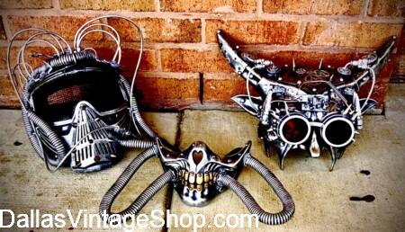 POST-APOCALYPTIC OUTFITS: Shown here is a few or our WARRIOR HEAD GEAR APPARATUS for Men & Women along with Futuristic, Dystopian, Fantasy, Gaming, Paintball, RPG, & Cosplay Outfits & Accessories fromDallas Vintage Shop. POST-APOCALYPTIC OUTFITS: Get WARRIOR HEAD GEAR for Men & Women, Futuristic, Dystopian, Fantasy, Gaming, Paintball, RPG, & Cosplay Outfits & Accessories at Dallas Vintage Shop.