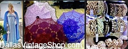 JUNK-O-RAMA PROM THEME: Here is the Prom Details, plus Regency, Baroque & Junk Gypsy Prom Outfits and Accessories from Dallas Vintage Shop.