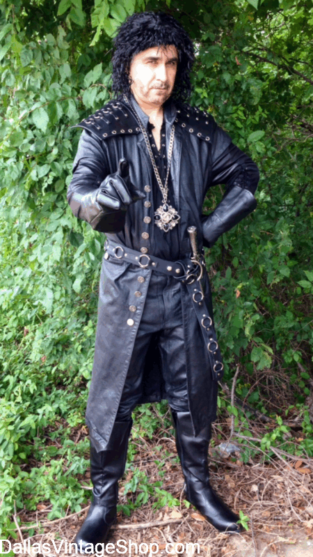 Sherwood Forest Characters: Get Outfits for 'Prince of Thieves' Characters like this Sheriff of Nottingham, Robin Hood Movie Costume. Get Quality Medieval & Renaissance Costumes & Garb from Dallas Vintage Shop