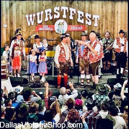 TEXAS POLKA FESTIVALS: Wurstfest, New Braunfels: Get Event Details & Polka Costumes, Lederhosen & Dirndls at Dallas Vintage Shop. TEXAS POLKA FESTIVALS: Wurstfest, New Braunfels: Get Event Details & Polka Costumes at Dallas Vintage Shop.
